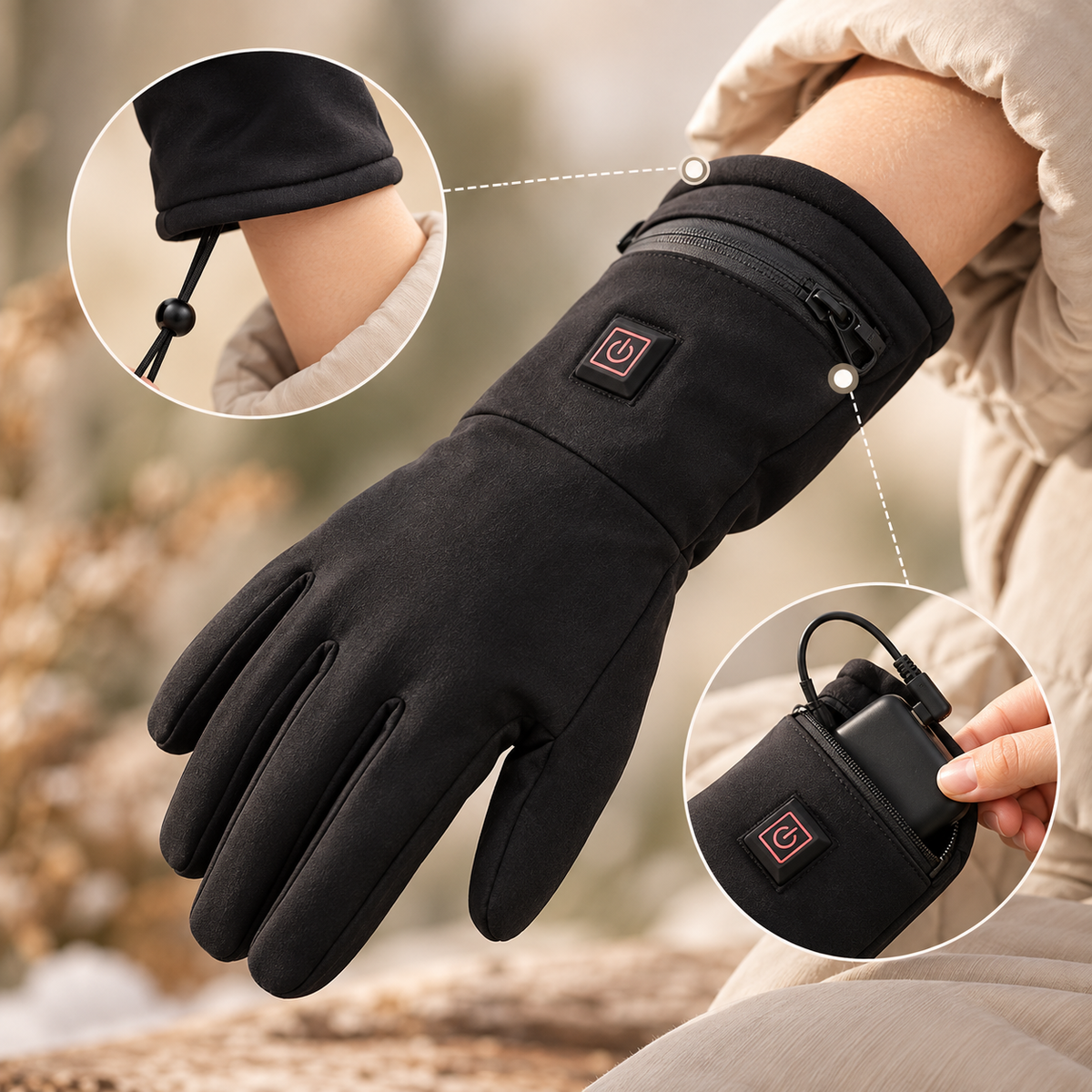 Heat Gloves – Uppvärmningsbara Vantar