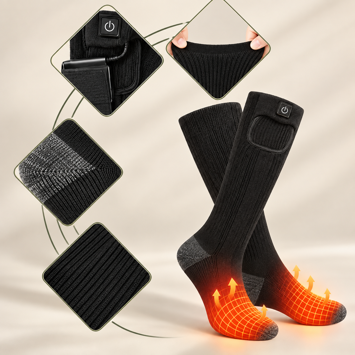 Heat Socks – Uppvärmningsbara Strumpor