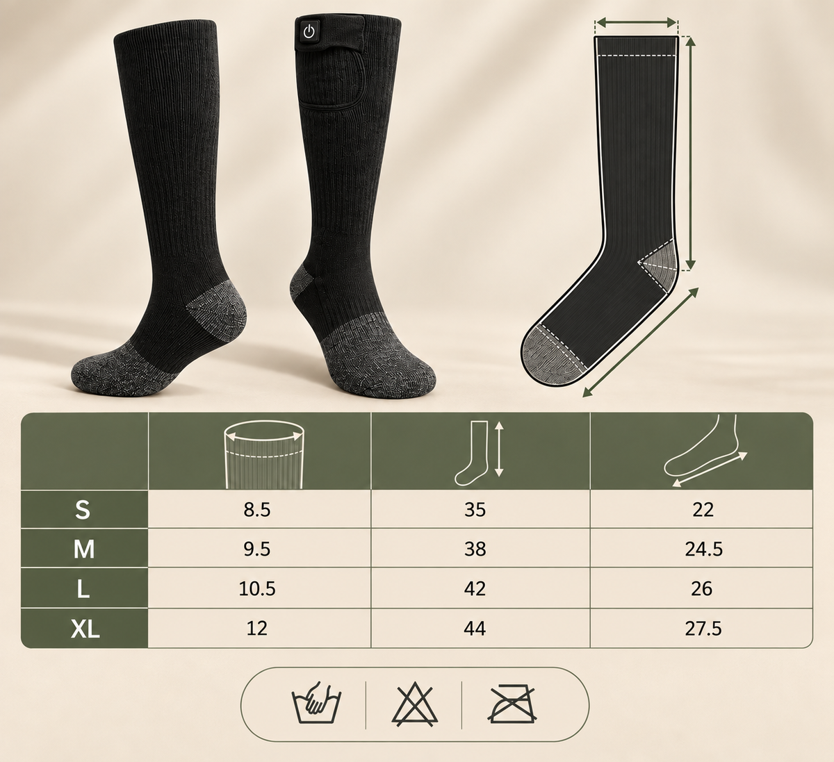 Heat Socks – Uppvärmningsbara Strumpor
